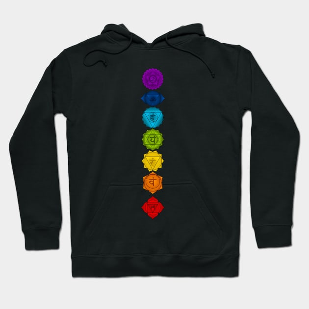 The seven chakras Hoodie by GNDesign